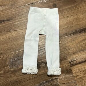 Ruffle Butts white stockings 0-6 months